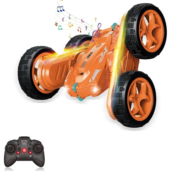 YR282855 Remote Control Car 2.4GHz Double Sided Stunt RC Car 4WD 360