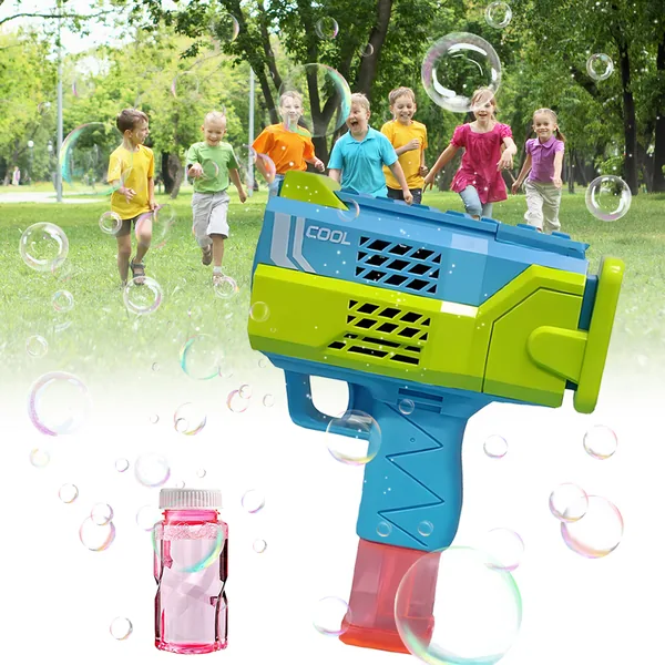 YR271352 Bazooka Bubble Gun Electric Automatic Bubble Makers Bubbles