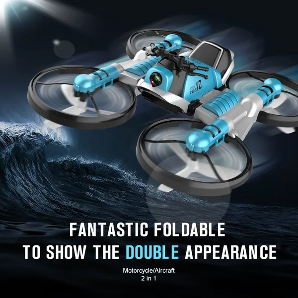YR185875 2 in 1 High Speed Flying Car HD Aerial Camera Rc Helicopter