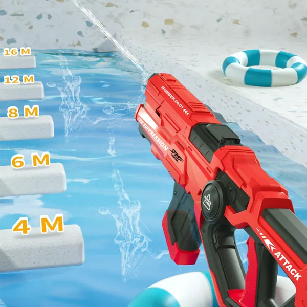 YR272676 750ML High Capacity Long Range Electric Automatic Water Gun