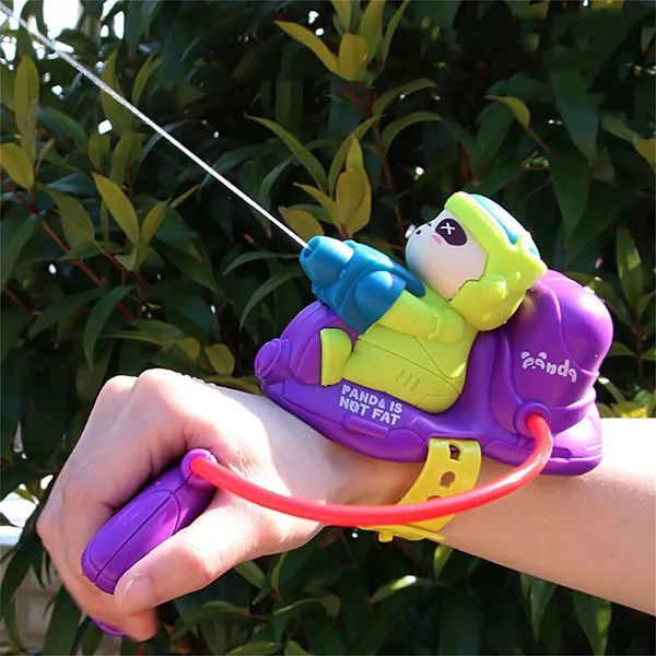 YR243275 Cute Panda Wristband Water Gun for Adults Toy Squirt Gun Out