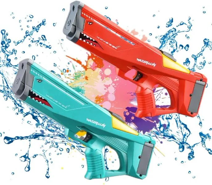 YR266689 Songkran Electric Water Gun Automatic Reload Water Squirt Gu