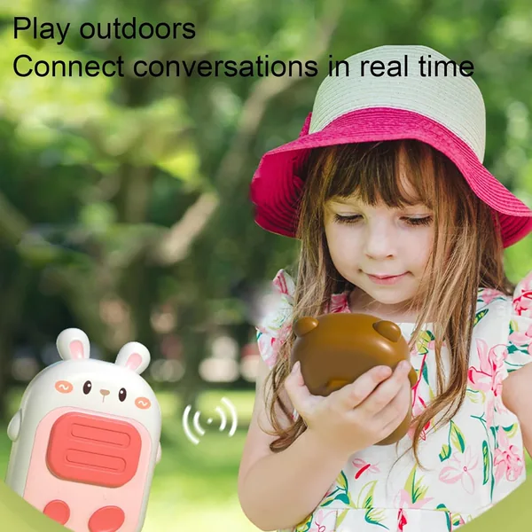 YR286654 Indoor Outdoor Wireless Silent Kids Walkie Talkies 2PCS Wire