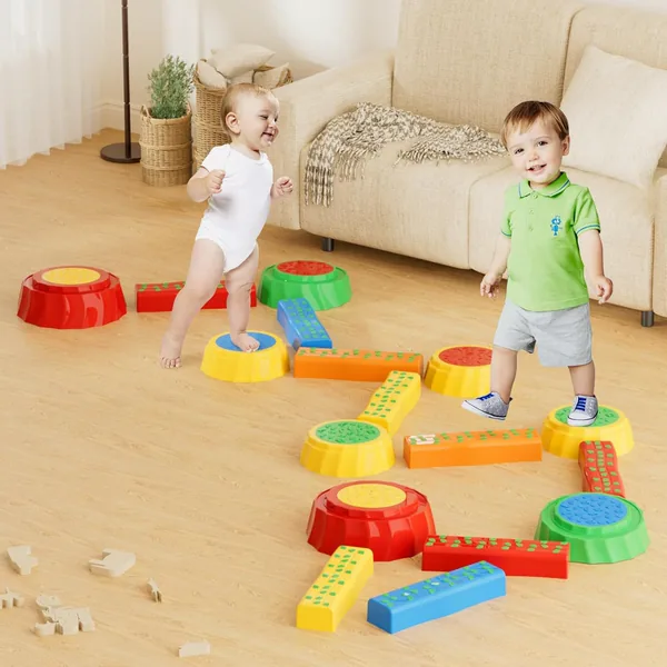 YR310018 Toddler Balance Beams Stepping Stones for Kids Indoor Outdoo