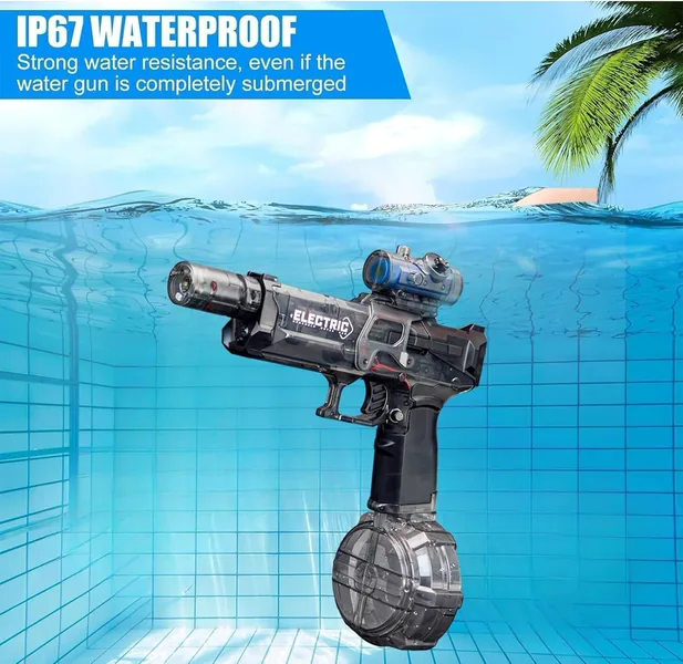 YR305227 Long Range Electric Water Gun with Interactive Light-up Toys
