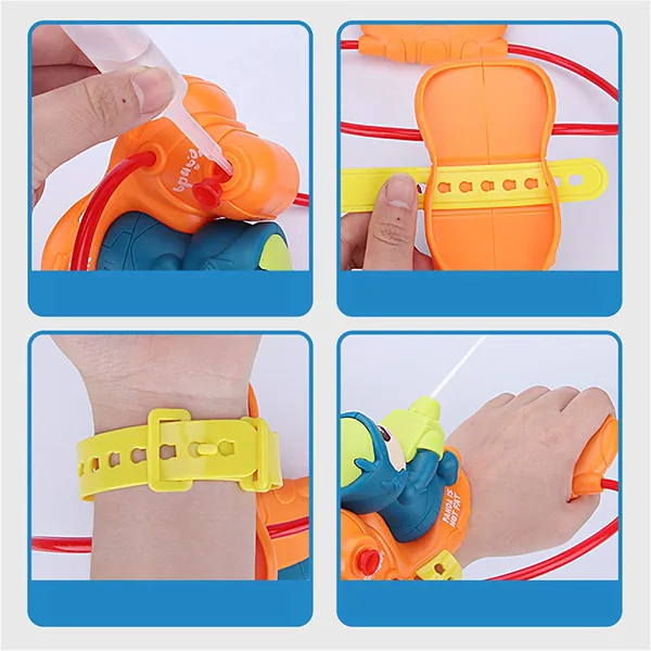 YR243275 Cute Panda Wristband Water Gun for Adults Toy Squirt Gun Out