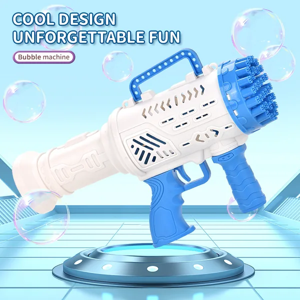 YR306451 Bazooka Electric Plastic Bubble Gun Maker Machine Outdoor Su