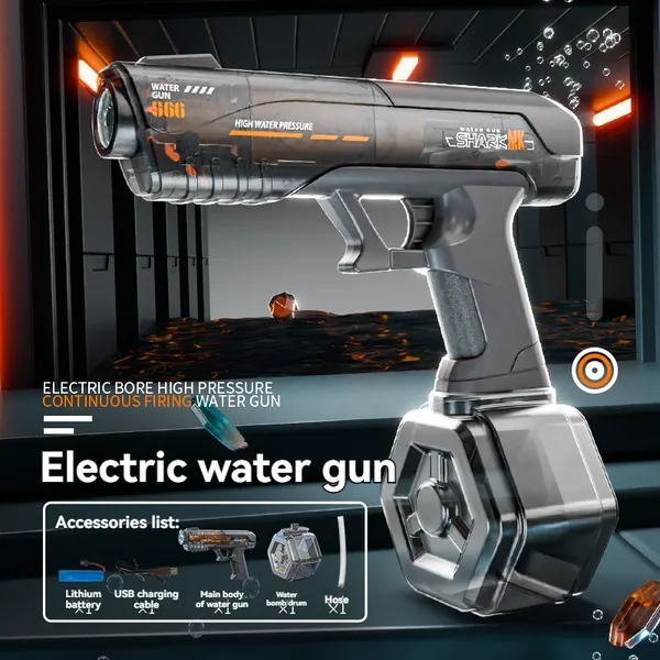YR322847 Spitfire Electric Water Gun with LED Light-up Toys Powerful