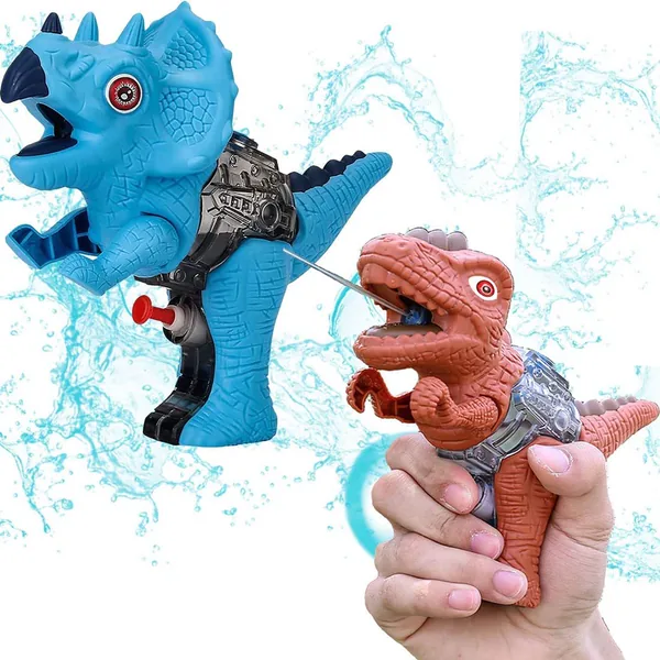 YR230753 Outdoor Dinosaur Water Guns, Beach Toy Squirt Water Guns for