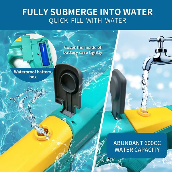 YR266689 Songkran Electric Water Gun Automatic Reload Water Squirt Gu