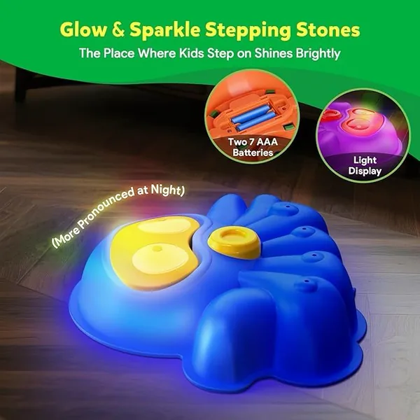 YR337260 Water Spraying & Light Plastic Stepping Stones Educational 6