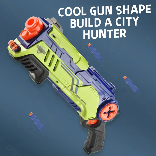 YR292894 2 in 1 Blaster With Soft Bullet Gun Kids Toy Gun Foam Blaste