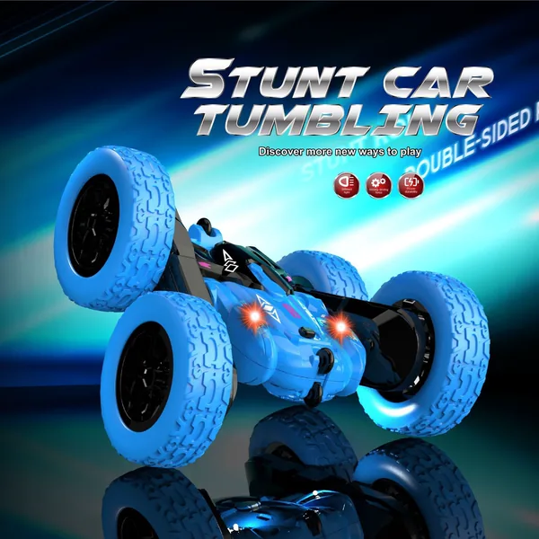 YR303129 RC Stunt Cars Double-Sided Driving 360-degree Flips Stunt RC