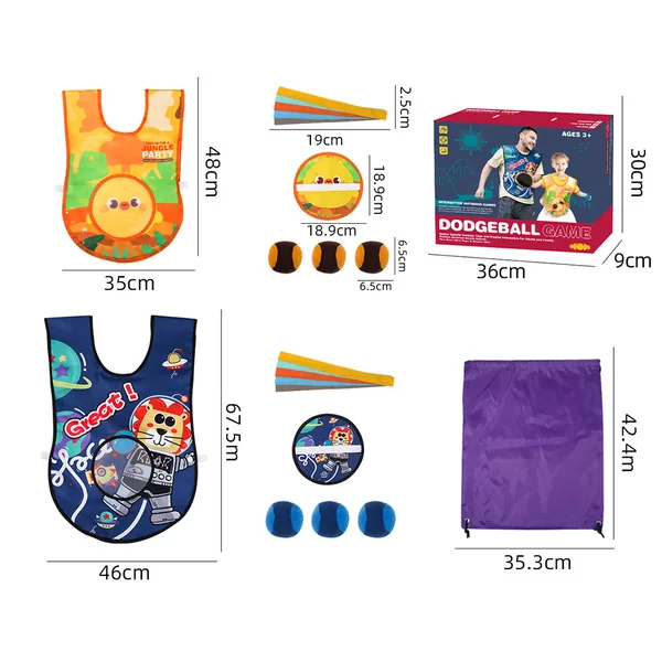 YR322336-Outdoor Toy Children's Throw and Catch Dodgeball Parent Child Interactio