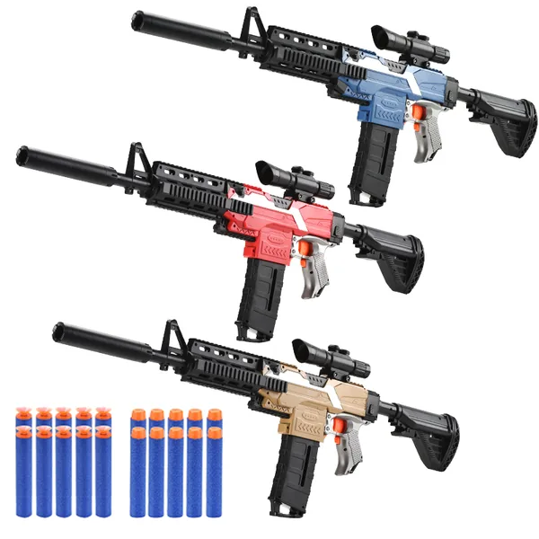 YR240867 M416 EVA Burst Soft Bullet Gun Toy for Boys Girls Outdoor Pl